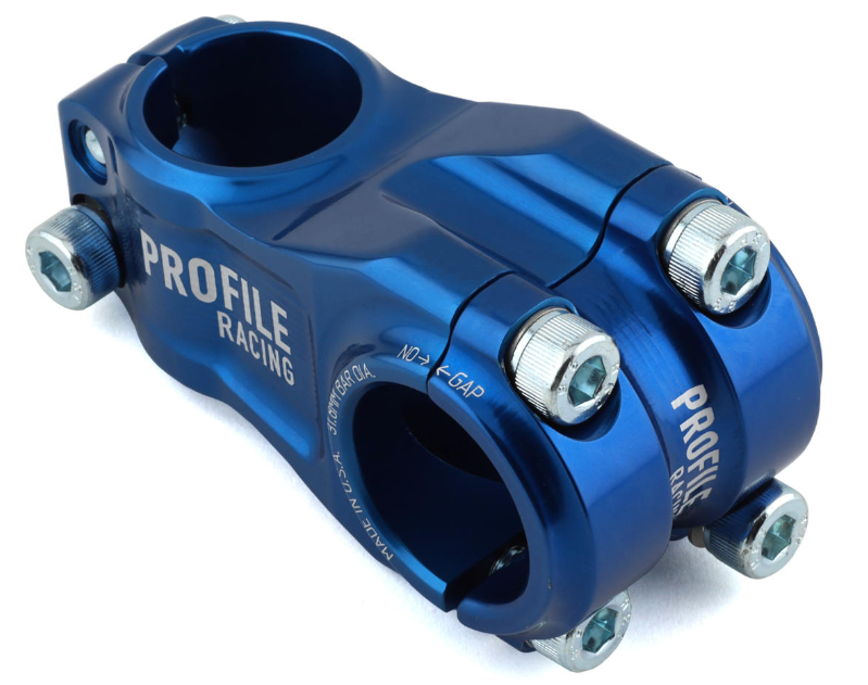 Profile Racing Nova 31.8MM Stem 58MM Blue BMX PARTS PLUG