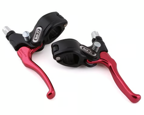 Dia-compe Tech 77 Brake Levers -Black/red-Pair