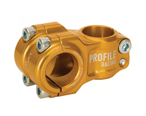 Profile Racing Nova 31.8MM Stem (53MM) - Gold