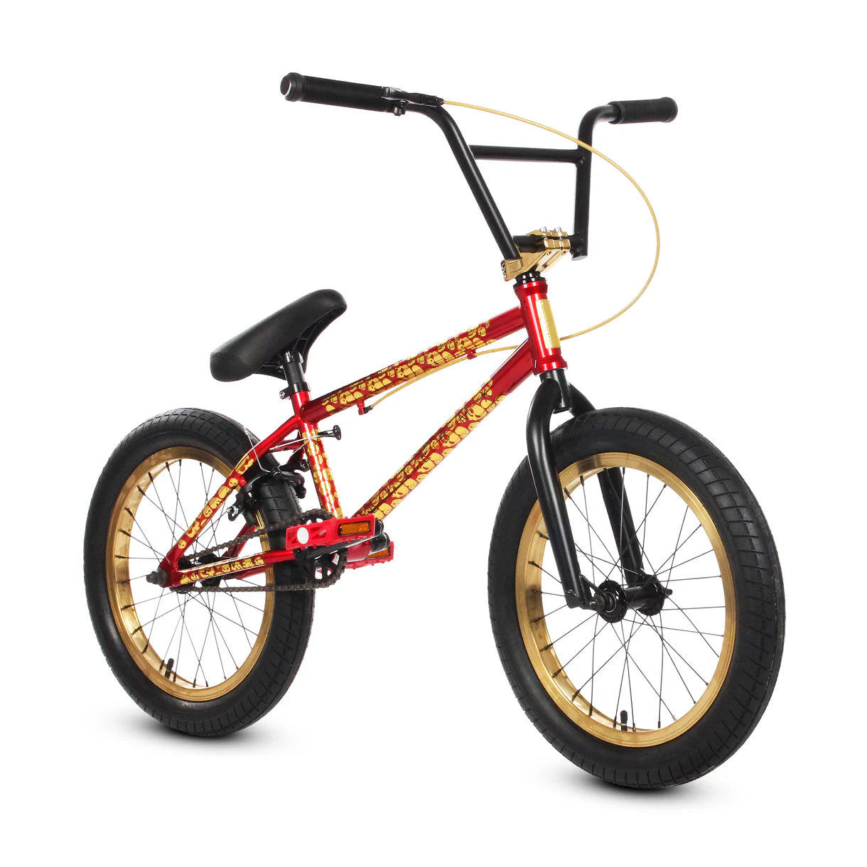 Elite Bmx Bikes-Pee Wee 18- red skully