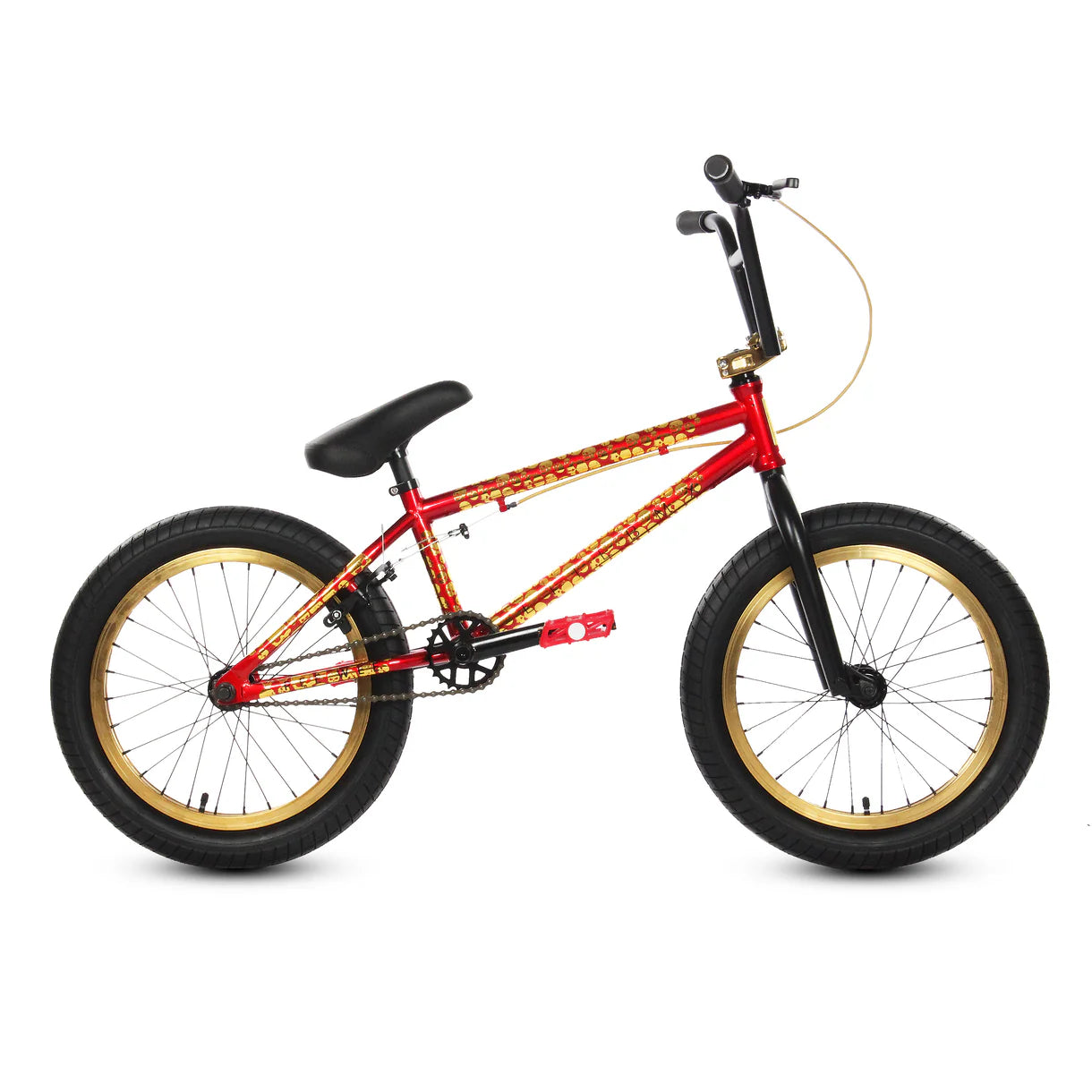 Elite Bmx Bikes-Pee Wee 18- red skully