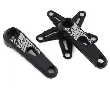 Tangent Mini Halo Cranks (Black)-5-bolt