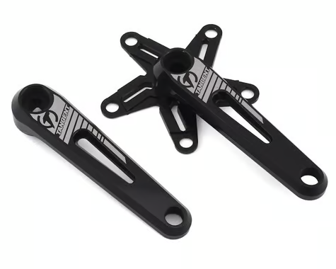 Tangent Mini Halo Cranks (Black)-5-bolt