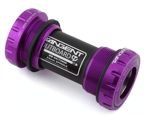 Tangent Outboard Bottom Bracket (Purple) (24mm)