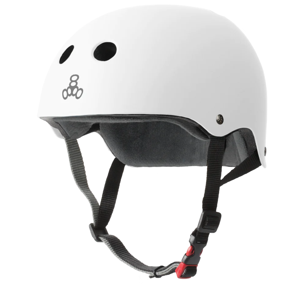 Triple Eight-The Certified Sweatsaver Helmet -White Matte