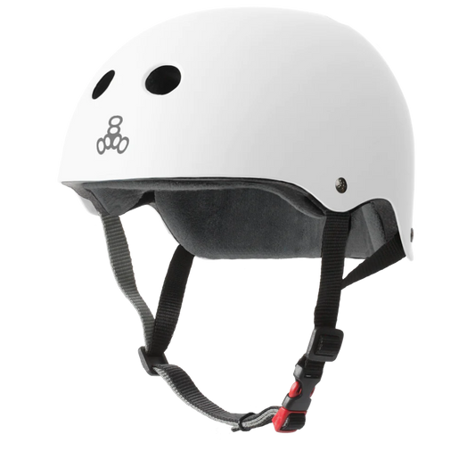 Triple Eight-The Certified Sweatsaver Helmet -White Matte