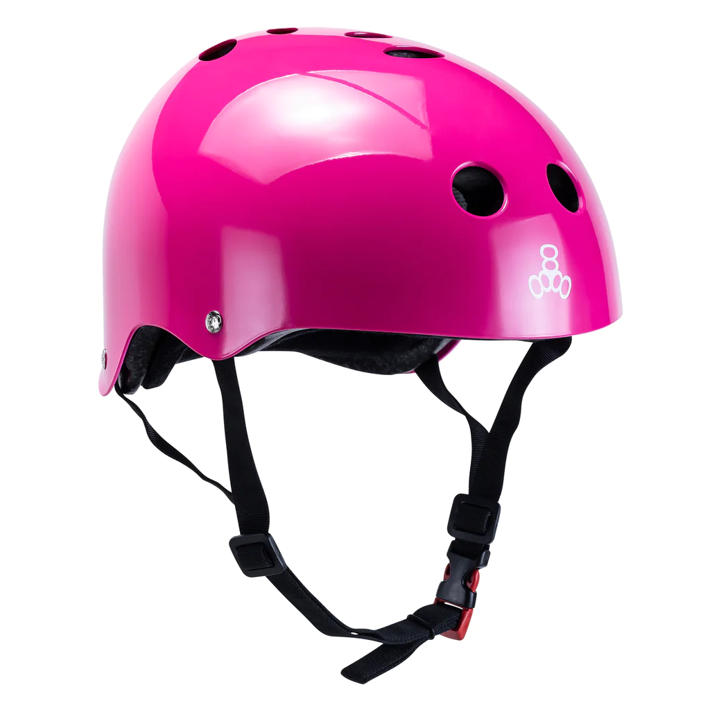 Triple Eight-The Certified Sweatsaver Helmet -Pink Glossy