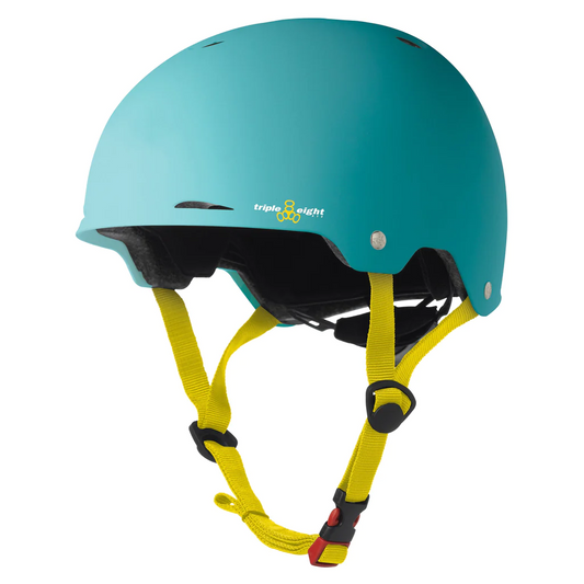 Triple Eight-Dual Certified Gotham Helmet-Baja Teal matte