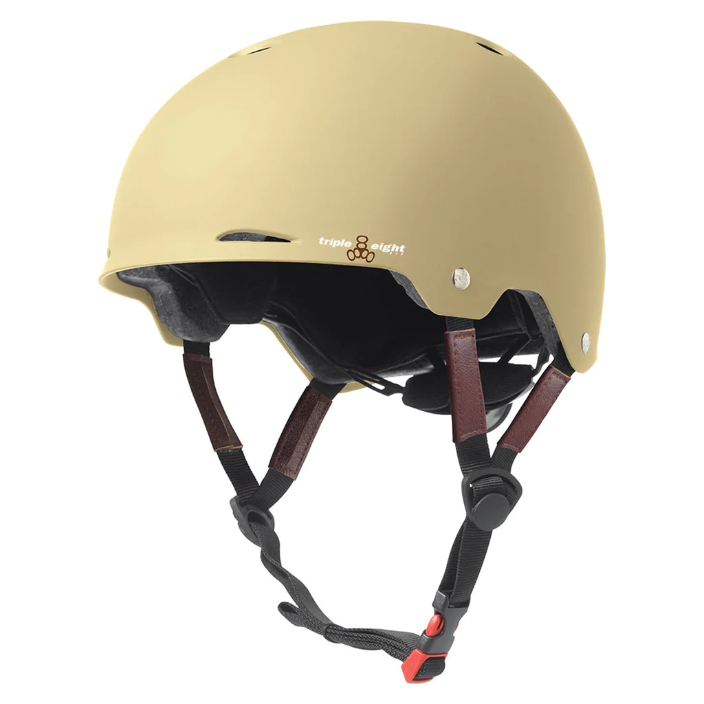 Triple Eight-Dual Certified Gotham Helmet-Cream matte