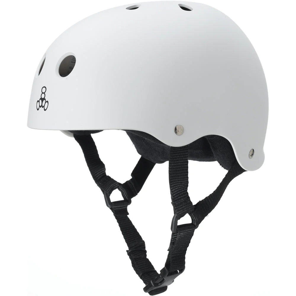 Triple Eight-Sweatsaver Helmet-White Matte