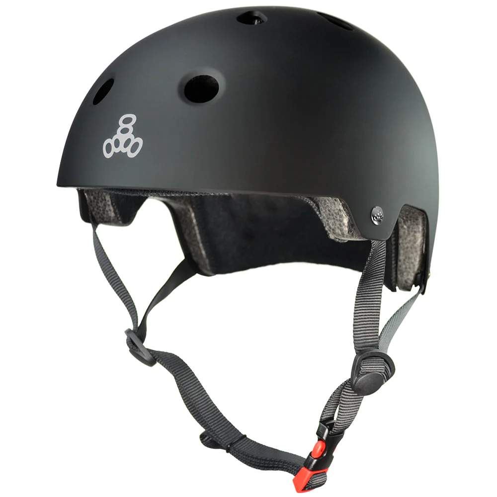 Triple Eight-Dual Certified Helmet-Black matte