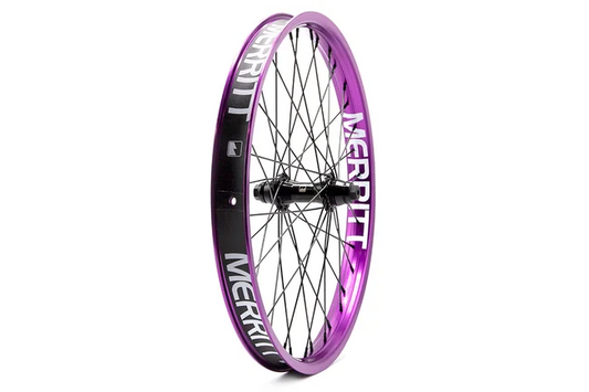 Merritt Siege Rim Complete Front Wheel-Purple