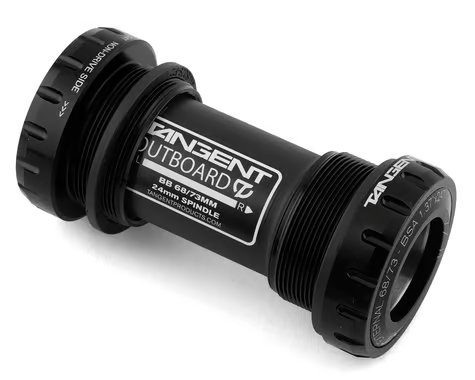 Tangent Outboard Bottom Bracket (Black) (24mm)