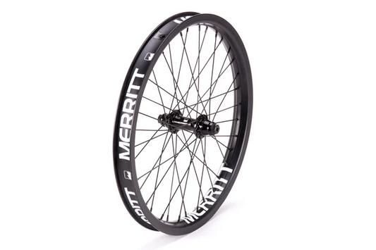 Merritt Battle Rim Complete Front Wheel-Black