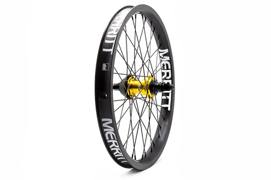 Merritt Mkii Battle Rim Complete Freecoaster Wheel-Black/Gold