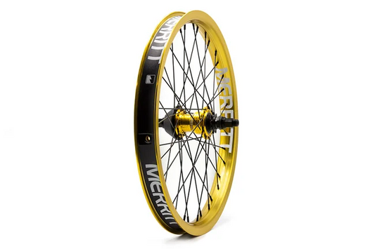 Merritt Mkii Battle Rim Complete Freecoaster Wheel-Yellow/Gold