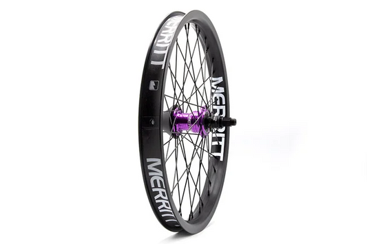 Merritt Mkii Battle Rim Complete Freecoaster Wheel-Black/purple