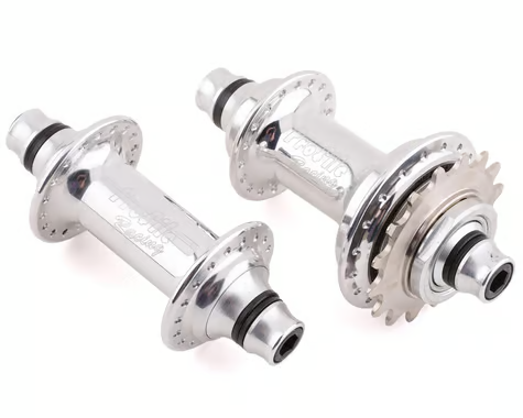 Profile Racing Profile Elite Cassette Hub Set-Silver) (Aluminum Driver) (3/8" X 100/110mm) (Chromoly Cog) (36h) (16t)