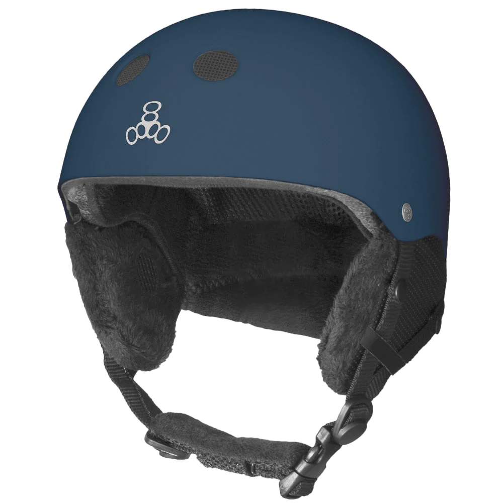 Triple Eight-Halo Snow Standard Helmet-Navy Matte