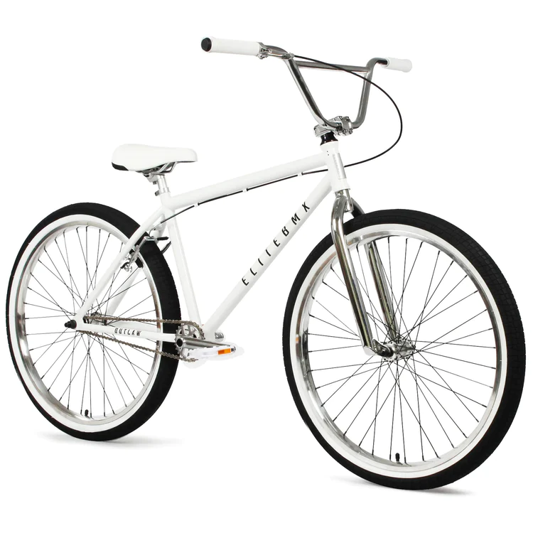 Elite Bmx Bikes-Outlaw -  White Chrome